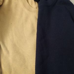 2 brooks brothers light tweed sweaters one  blk ny